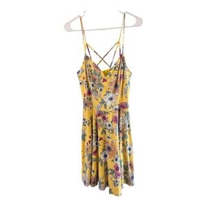Floral Yellow Sundress